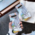Matte Cartoon Phone Cover Cute Rabbit Samsung Galaxy Case