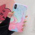 Candy Color Marble iPhone Case Matte Phone Cover
