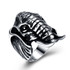 Bull Elephant Heads Men Ring Personality Titanium Steel Cool Fashion Jewelry