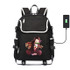 Demon Slayer: Kimetsu no Yaiba canvas School Bag Kamado Tanjirou USB charging Laptop Backpack