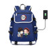 Demon Slayer: Kimetsu no Yaiba canvas School Bag Kamado Tanjirou USB charging Laptop Backpack