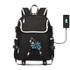 Demon Slayer: Kimetsu no Yaiba canvas School Bag Kamado Tanjirou USB charging Laptop Backpack