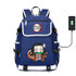 Demon Slayer: Kimetsu no Yaiba canvas School Bag Kamado Tanjirou USB charging Laptop Backpack