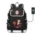 Demon Slayer: Kimetsu no Yaiba canvas School Bag Kamado Tanjirou USB charging Laptop Backpack
