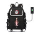 Demon Slayer: Kimetsu no Yaiba canvas School Bag Kamado Tanjirou USB charging Laptop Backpack