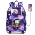 Anime Demon Slayer: Kimetsu no Yaiba Usb Charge Backpack
