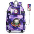 Anime Demon Slayer: Kimetsu no Yaiba Usb Charge Backpack