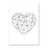 Love Poster Couple Holding Hands Painting Black And White Wall Art Canvas !