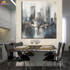 100% HANDMADE OIL PAINTING  new york painting abstract