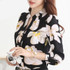 Autumn Fashion V-Neck Chiffon Blouses Slim Women Chiffon Blouse Office Work Wear shirts Women Tops Plus Size Blusas