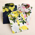 Dioufond Summer Floral Blouse Shirt Women Long Sleeve Tops Cotton Shirts White Navy Blouses Small Flower Blusas Femininas