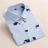 Dioufond Summer Floral Blouse Shirt Women Long Sleeve Tops Cotton Shirts White Navy Blouses Small Flower Blusas Femininas
