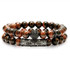 Luxury Natural Stone Tiger Eye Men Bracelet Set