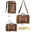 Outdoor Travel Men Hiking Camping Canvas Backpack