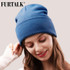 Hat for Women Men Winter Hat Knitted Autumn Skullies Hat Unisex Ladies Warm Bonnet Cap
