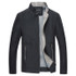 Solid Color Stand Collar Male Bomber Jackets