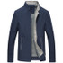 Solid Color Stand Collar Male Bomber Jackets