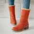 Women Winter Fur Warm Snow Boots Ladies Warm wool booties Ankle Boot Comfortable Shoes plus size 35-43 Casual Women Mid Boots