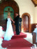 White Trumpet Court Train Sweetheart Mid Backless Tulle Wedding Gown,Wedding Dress W180