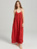 Bohemia Solid Color Spaghetti-neck Maxi Dress