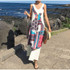 Boho Sexy Sleeveless V-Neck Printed Loose Wide Leg Jumpsuit Rompers