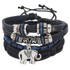 Retro Boho Multilayer Leather Handmade Rope Braided Bracelet
