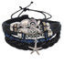 Retro Boho Multilayer Leather Handmade Rope Braided Bracelet