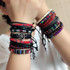Retro Boho Multilayer Leather Handmade Rope Braided Bracelet