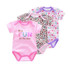 3 Pieces/lot Brand Summer Baby Boys Romper Animal style Short Sleeve cotton infant rompers Jumpsuit