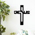 Christian Jesus Cross Art home decor vinyl Wall sticker Wallpaper wall decals