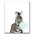 Cute Blue Bubble Gum Animal Zebra Giraffe Koala Kangaroo Canvas Art Abstract Painting Print Poster Picture Wall Home Decoration