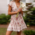 V-Neck Mini Dress