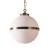 Globe Glass Pendant Lamp Bronze