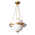 Globe Glass Pendant Lamp Bronze