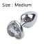 Heart Shaped Metal Anal Plug