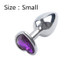 Heart Shaped Metal Anal Plug