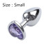 Heart Shaped Metal Anal Plug