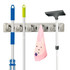 This Good Rate Mop and Broom Holder, Wall Mounted Garden Tool Storage Tool Rack Storage & Organization for Your Home, Closet, Garage and Shed (5Hole 6hanging)
