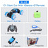 4WD RC Stunt Car Watch Control Gesture Induction Deformable Electric RC Drift Car Transformer Car Toys for Kids with LED Light