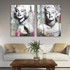 Marilyn Monroe Art Graffiti and Newspaper Style