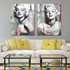 Marilyn Monroe Art Graffiti and Newspaper Style
