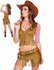 BFJFY Women's Halloween Cowgirl Cosplay Outfit Fancy Party Costume