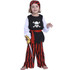 BFJFY Boys Halloween Skull Skeleton Pirate Cosplay Costume
