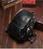 Backpack women luxury designer oil wax real leather large shoulders travel