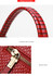 Handbag women genuine leather bag fashion crocodile pattern tassel crossbody shoulder
