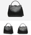 Handbag women genuine leather bag fashion crocodile pattern tassel crossbody shoulder