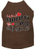 Mommy Is My Bestie Screen Print Dog Shirt