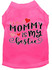 Mommy Is My Bestie Screen Print Dog Shirt