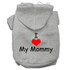 I Love My Mommy Screen Print Pet Hoodies Size