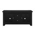 Walker Edison Modern Wood Universal Stand with Storage Cabinets for TV's up to 58" Flat Screen Living Room Entertainment Center, 52 Inch, Black